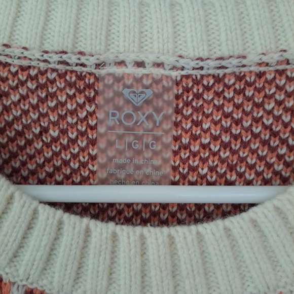 Roxy size womens medium/ Juniors Large heavy sweater - Picture 5 of 9